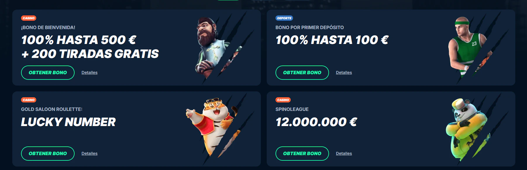 Promociones recurrentes y cashback semanal
